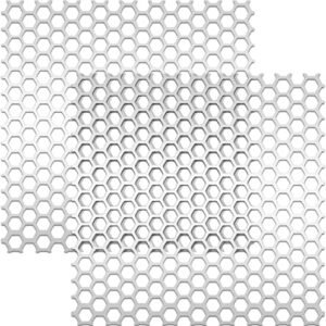 2 Pack Dryer Vent Bird Stop Mesh- Dryer Vent Grill Sheet – Bird Stop Mesh Metal Screen – Exhaust Vent Guard – Stop Birds Nesting Cover for Dryer Vents Bathroom Exhaust Vents, 3 to 8 Customized Size